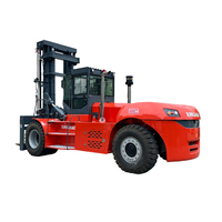 Chariot élévateur diesel de 25 tonnes à vendre avec capacité de levage de 4 m, transmission ZF, pour le chargement et le déchargement de conteneurs maritimes vides en quai