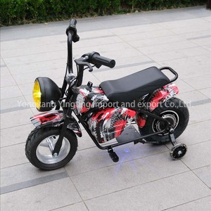 Mini <span class=keywords><strong>Moto</strong></span> per Bambini e Adulti <span class=keywords><strong>con</strong></span> Motore da 350W, Economica <span class=keywords><strong>Moto</strong></span> da Allenamento <span class=keywords><strong>con</strong></span> Ruote Ausiliarie - Product Image 3