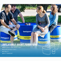 Chaise paresseuse de Table gonflable scellée par air gonflable de publicité portative de Tentspace pour des expositions de club d'événements sportifs de salons commerciaux