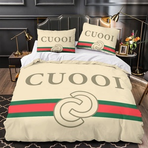 Juego de funda nórdica de lujo Diseño de moda-C Juego de funda de edredón de microfibra Funda nórdica Funda De Almohada Juego de cama Sin edredón - Product Image 6