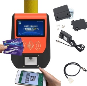 Linux Bus Validator prend en charge le paiement par carte sans espèces pour la collecte automatique des tarifs, système de paiement par bus - Product Image 1