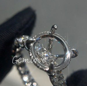 2025 nuevo anillo de mujer de oro de 18 quilates de moda, Diamante redondo cultivado en laboratorio certificado IGI, diseño de ajuste de punta, exclusivo para mujer - Product Image 4