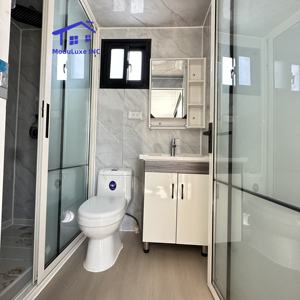 Maison préfabriquée pliable, villa capsule modulaire mobile, maison conteneur extensible en acier durable pour habitation familiale ou bureau - Product Image 5