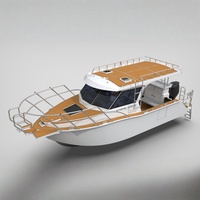 Bateau de pêche offshore en aluminium soudé à grande vitesse, type Cabin Cruiser sportif australien de 8 m, avec hardtop étendu, certifié CE, garantie 5 ans