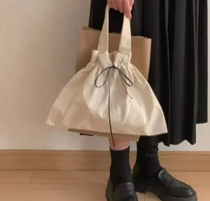 High Quality Eco-Friendly Reusable Canvas Cotton <b>Tote</b> <b>Bag</b> Custom Logo Printed Wholesale Drawstring Shopping <b>Bags</b> - Product Image 3