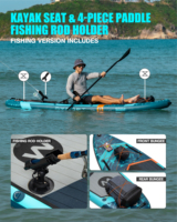 Chine Fabrication OEM Planche de surf Vente chaude 34 ''Planche de SUP gonflable Waterplay Surf Stand up Paddle Board pour les eaux de l'océan