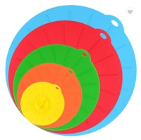 Couvercle en silicone écologique de qualité alimentaire, compatible four, couleur Pantone et forme personnalisée, pièces de batterie de cuisine YK-883