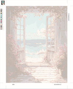 Kit de Peinture Acrylique par Numéros HJ Painting, Paysage 40x50cm, Haute Couverture, Sans Cadre, <span class=keywords><strong>pour</strong></span> Décoration de <span class=keywords><strong>Chambre</strong></span>, Vente en Gros et Personnalisation DIY - Product Image 3