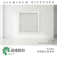 Diffuseur carré RAME en alliage d'aluminium moulé de qualité supérieure, moderne, sans déformation, longue durée de vie, pour systèmes de conduits d'air conditionné d'entrepôt