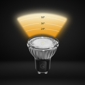Chất lượng tốt nhất ánh sáng tại chỗ dẫn bóng đèn TRIAC Dimmable điều chỉnh góc Zoomable 10 độ GU10 MR16 Spotlight - Product Image 2