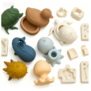 Fabricante de juguetes de dentición de bebé de silicona de grado alimenticio Personalización de dibujo 3D OEM - Product Image 2
