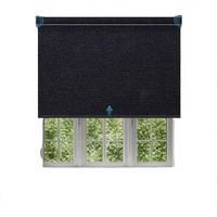 Persiana Enrollable Motorizada Inteligente de Lujo, 100% Poliéster, Protección UV, Ecológica, Integrada, Moderna, para Interiores, Oficina, Dormitorio