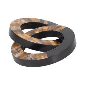 Anelli Decorativi in Resina Intrecciati, Ornamento Scultoreo Elegante per Casa, Bagno, Ufficio, Soggiorno - Product Image 3