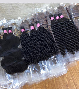 Cabello Humano Virgen al por Mayor sin Trama, Extensiones a Granel <span class=keywords><strong>Afro</strong></span> Kinky, Cabello Humano Vietnamita a Granel, Cabello Rubio Virgen para <span class=keywords><strong>Trenzas</strong></span> - Product Image 5