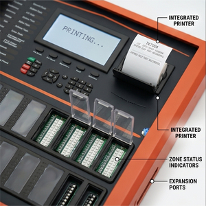 Système d'alarme incendie intelligent adressable à 6 boucles, approuvé LPCB CE - Product Image 3