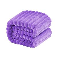 Couverture chaude à rayures, Vente en gros de couvertures, Couverture en flanelle douce, légère, moelleuse, confortable et luxueuse