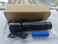 Lampe torche tactique LED haute puissance L-X73 rechargeable 1000LM XHP70 en alliage d'aluminium avec charge rapide Type-C