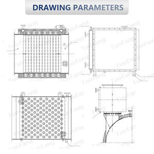 Echangeur de chaleur refroidi par air Condenseur de refroidissement pour centrale électrique Chaudière Refroidissement haute température des <span class=keywords><strong>gaz</strong></span> d'échappement Récupération de la chaleur résiduelle - Product Image 3