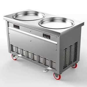Máquina para Hacer Rollos de Yogurt Congelado, Máquina para Hacer Helados Tailandeses para Cafeterías y Heladerías - Product Image 1