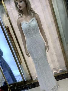 <strong>Top</strong> Quality <strong>Sequins</strong> White Celebrity Nightclub Fashion Runway <strong>Party</strong> Long Elegant Evening Dress - Product Image 4