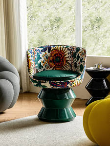 Rotatable PU Leather Indoor Leisure <b>Chair</b> Ergonomic Swivel <b>Lounge</b> <b>Chair</b> for Bedroom Office - Product Image 3