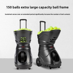 Machine à balles de tennis portable en ABS de haute qualité, contrôlée par application, écologique, équipement d'entraînement durable et résistant aux intempéries - Product Image 3