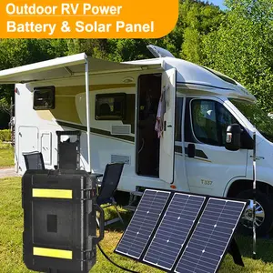 WTL 태양열 발전기 캠핑 110v 220v 실내 충전 UPS 전원 은행 야외 배터리 휴대용 발전소 3000W