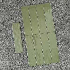 Carreaux de métro blancs brillants et vernissés 75x300 pour intérieur, salle de bain, cuisine, café - Product Image 6