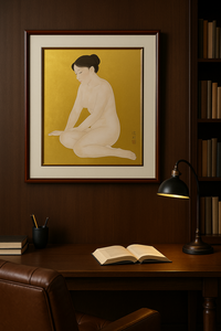 Peinture murale de grande taille pour salon, thèmes nostalgiques de l'après-midi, Toshiaki Ono Nihonga, haute qualité, décoration japonaise - Product Image 3