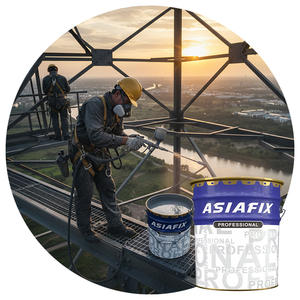 Revêtement industriel anti-corrosion Revêtement industriel pour structures en acier Peinture <span class=keywords><strong>alkyde</strong></span> mélangée - Product Image 2