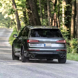 Diffuseur de pare-chocs arrière noir brillant avec embouts d'échappement pour Audi Q7 SQ7 2020-2023 - Product Image 5