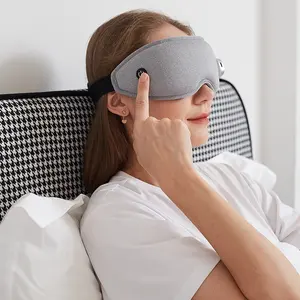 新产品智能加热保暖护理振动按摩功能热敷眼罩缓解疲劳和最佳睡眠