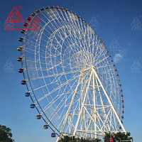 Grande Roue de Feris Wheel Romantique pour Parc d'Attractions, Équipement de Fête Foraine, Manège Extérieur à Vendre