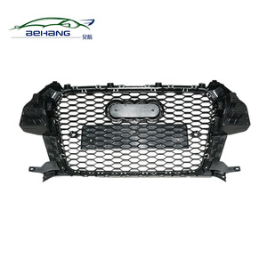 Grille avant pour <span class=keywords><strong>RS</strong></span> <span class=keywords><strong>Q3</strong></span>, compatible avec Audi <span class=keywords><strong>Q3</strong></span> 2013 2014 2015, grille nid d'abeille pour pare-chocs avant, kit de remplacement de carrosserie - Product Image 2