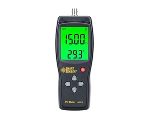 สมาร์ทเซ็นเซอร์ AS218 เครื่องวัดค่า PH แบบดิจิตอลสำหรับอุตสาหกรรม OEM 0.00~14.00pH ความแม่นยำสูง จอ LCD ขนาดใหญ่ วัดค่าความชื้น - Product Image 1