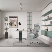 Chaise de bureau ergonomique de qualité supérieure, inclinable, en maille, pivotante, pour le travail, le gaming et les tâches de direction