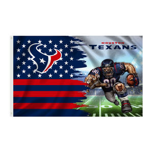 5X3ft fábrica al por mayor producir banderas personalizadas para el equipo de la NFL <span class=keywords><strong>HOUSTON</strong></span> TEXANS - Product Image 2