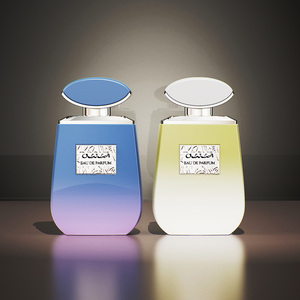 Bottiglia di vetro di profumo personalizzato di lusso 50ml 100ml flaconi <span class=keywords><strong>Spray</strong></span> di profumo chiaro quadrato vuota bottiglia di profumo di vetro di lusso - Product Image 2