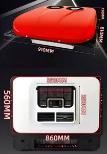 Intelligent Rooftop <b>Battery</b> Automatic Parking Air Conditioner 12V/<b>24V</b> 2400W Cooling 600-900W Power for All-Weather Use - Product Image 5