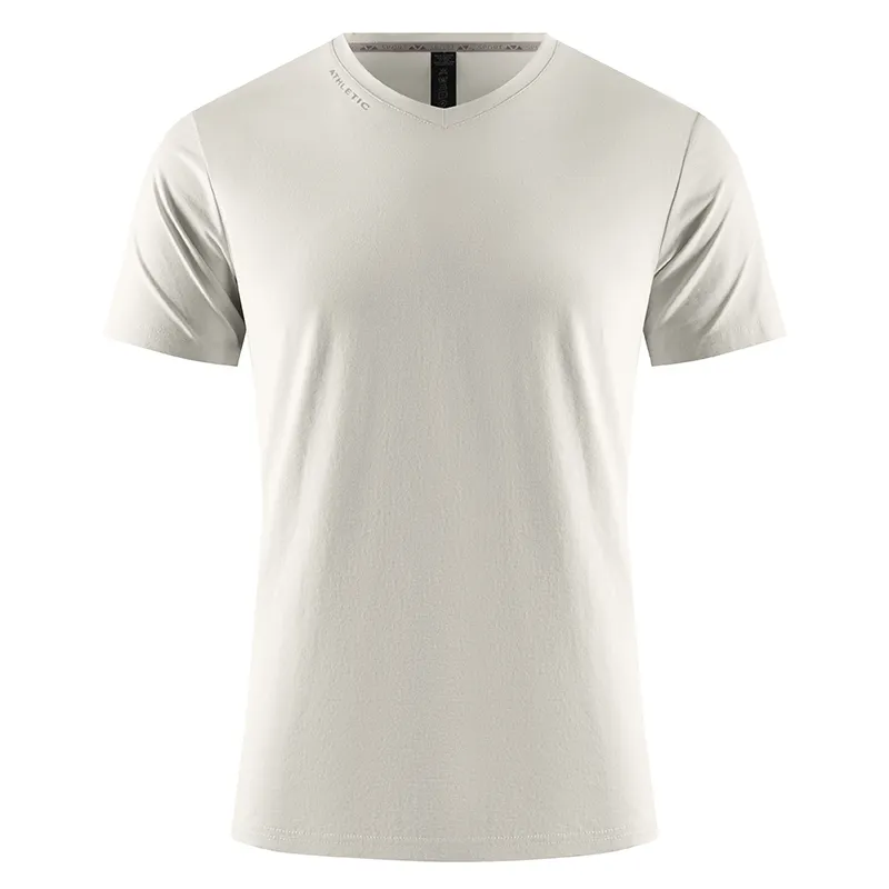 Мужская Женская 2024 летняя спортивная футболка быстросохнущая дышащая Новинка Топ с коротким рукавом из шелка