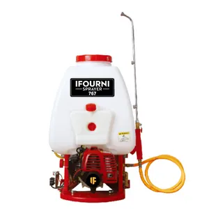 Pulvérisateur de brouillard agricole Sac à dos Souffleur de jardin à essence avec réservoir 25L Sac à dos à essence