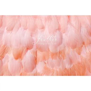 <span class=keywords><strong>Papier</strong></span> <span class=keywords><strong>peint</strong></span> mural décoratif en plumes roses 3D <span class=keywords><strong>pour</strong></span> bureau/salle de diffusion en direct - Product Image 5