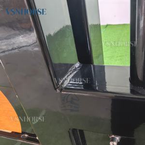 Stallo resistente alle intemperie del cavallo con la finestra quadrata su ordinazione della porta scorrevole ha galvanizzato i pannelli anteriori della stalla della stalla del cavallo - Product Image 5