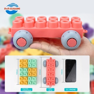 Chất Lượng Cao 80Pcs Silicon Mềm Cao Su Xây Dựng Khối Đồ Chơi Lớn Mềm Chơi Khối Cho Bán - Product Image 2