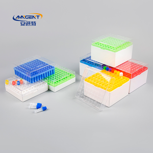 AMNGENT Flacons de <span class=keywords><strong>chimie</strong></span> Boîte en plastique 2ml Flacons cryogéniques Rack Flacons cryogéniques Boîtes en plastique - Product Image 4