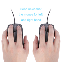 Fabricant chinois d'accessoires informatiques bon marché, souris optique USB noire durable