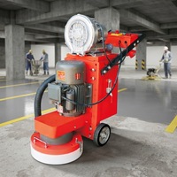 Machine à meuler les sols en béton et époxy, équipement de ponçage de surface autoporté, pour le décapage de revêtements époxy et la préparation des sols, 380V/220V