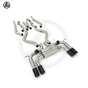 X5m X6M E70 E71 4.4t exhaust muffler với điều khiển từ xa van catback 304 thép không gỉ ống xả - Product Image 2