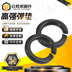 แผ่นรองยืดหยุ่นโลหะดำความแข็งแรงสูงจากหางโจว ขายส่งจำนวนมาก - Product Image 1