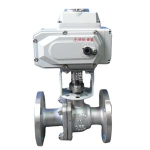 วาล์วบอลพลาสติก PVC & PP แบบไฟฟ้า วาล์วควบคุมพลาสติก พร้อมช่องใส่น้ำมันคู่ สำหรับการใช้งานที่หลากหลาย - Product Image 1